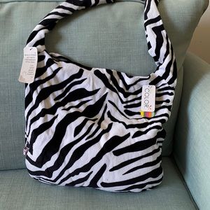 Beach bag and towel- zebra print